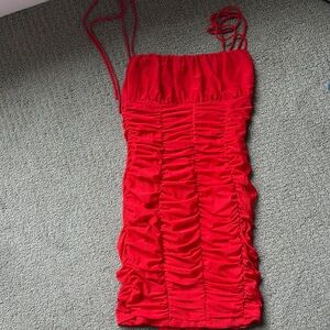 Princess Polly Vibrant Red Dress